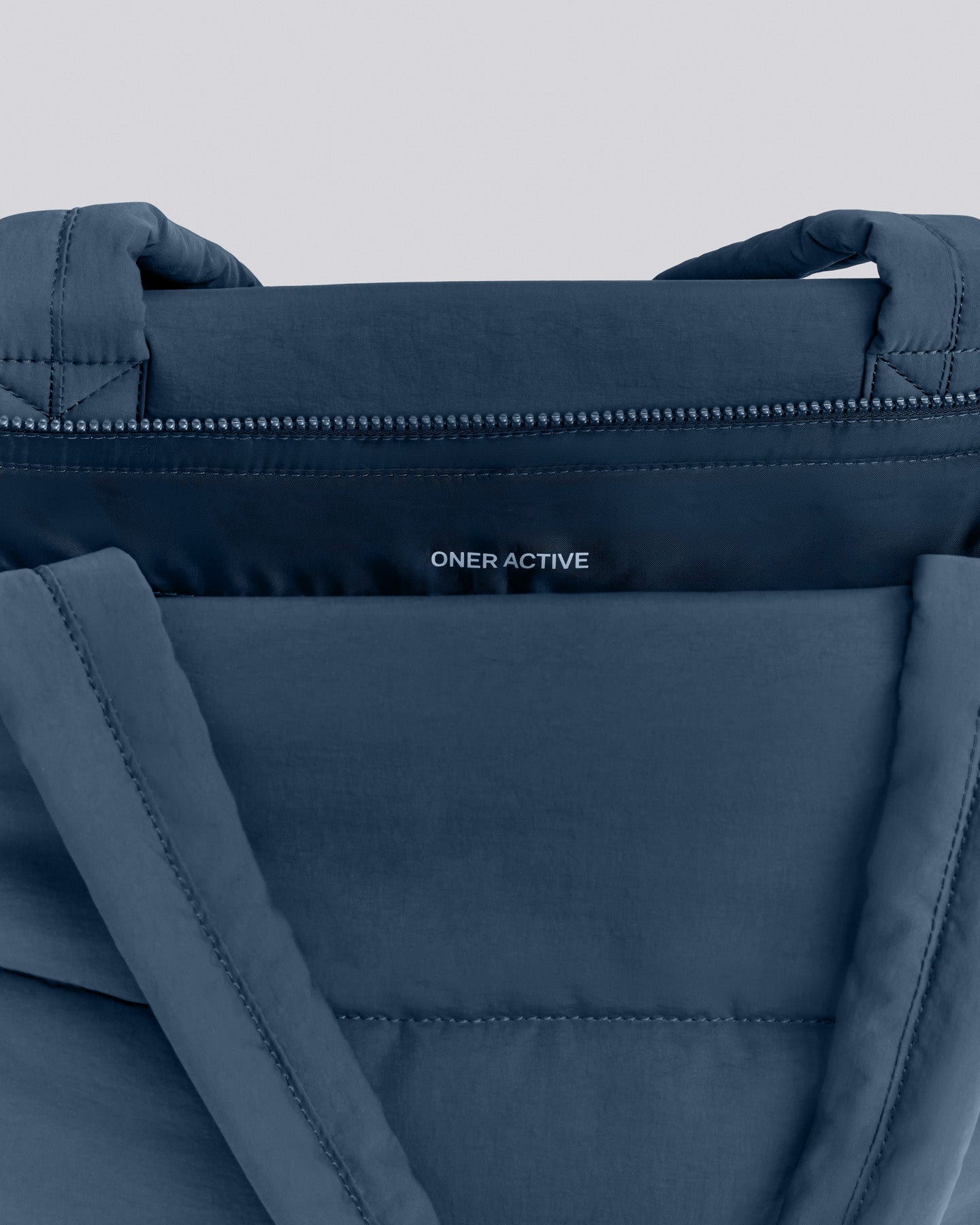 Quilted Tote Bag New Branding | Storm Blue