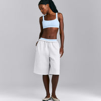 Seamless Scoop Neck Bralette | Mist Blue
