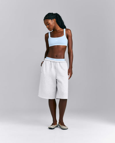 Seamless Scoop Neck Bralette | Mist Blue