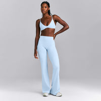 SoftMotion™ Flared Pants | Mist Blue