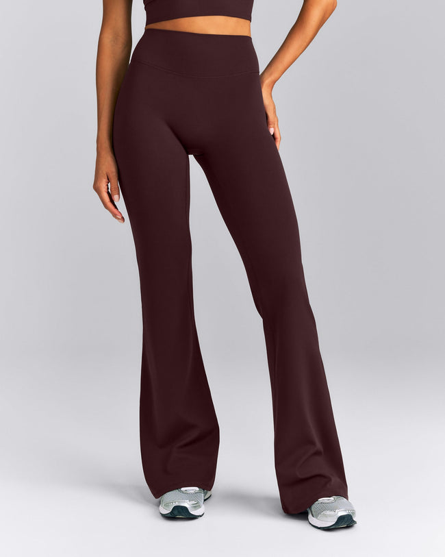 SoftMotion™ Flared Pants New Branding | Plum Brown