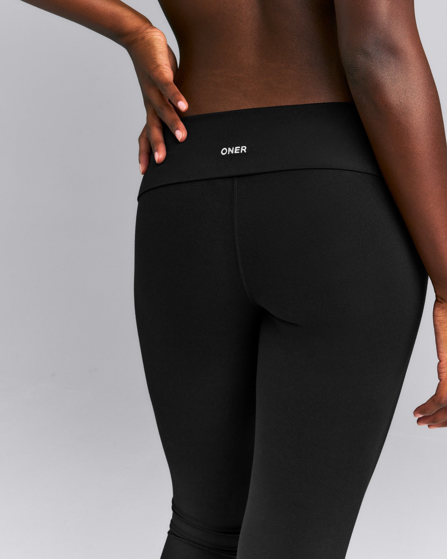 SoftMotion™ Fold Over Capri Leggings New Branding | Black