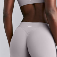 SoftMotion™ Mid Rise Micro Shorts 4" New Branding | Zinc Grey