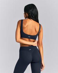 SoftMotion™ Soft Square Neck Sports Bra New Branding | True Blue