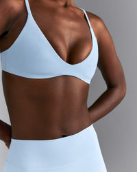 SoftMotion™ Strappy Scoop Bralette | Mist Blue