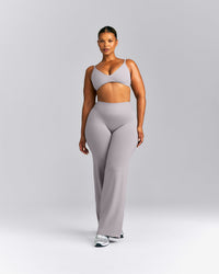 SoftMotion™ Strappy Scoop Bralette New Branding | Zinc Grey