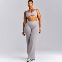 SoftMotion™ Strappy Scoop Bralette New Branding | Zinc Grey
