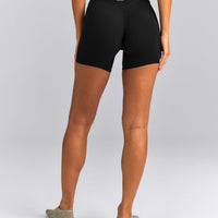 SoftMotion™ Wrap Shorts 6" New Branding | Black