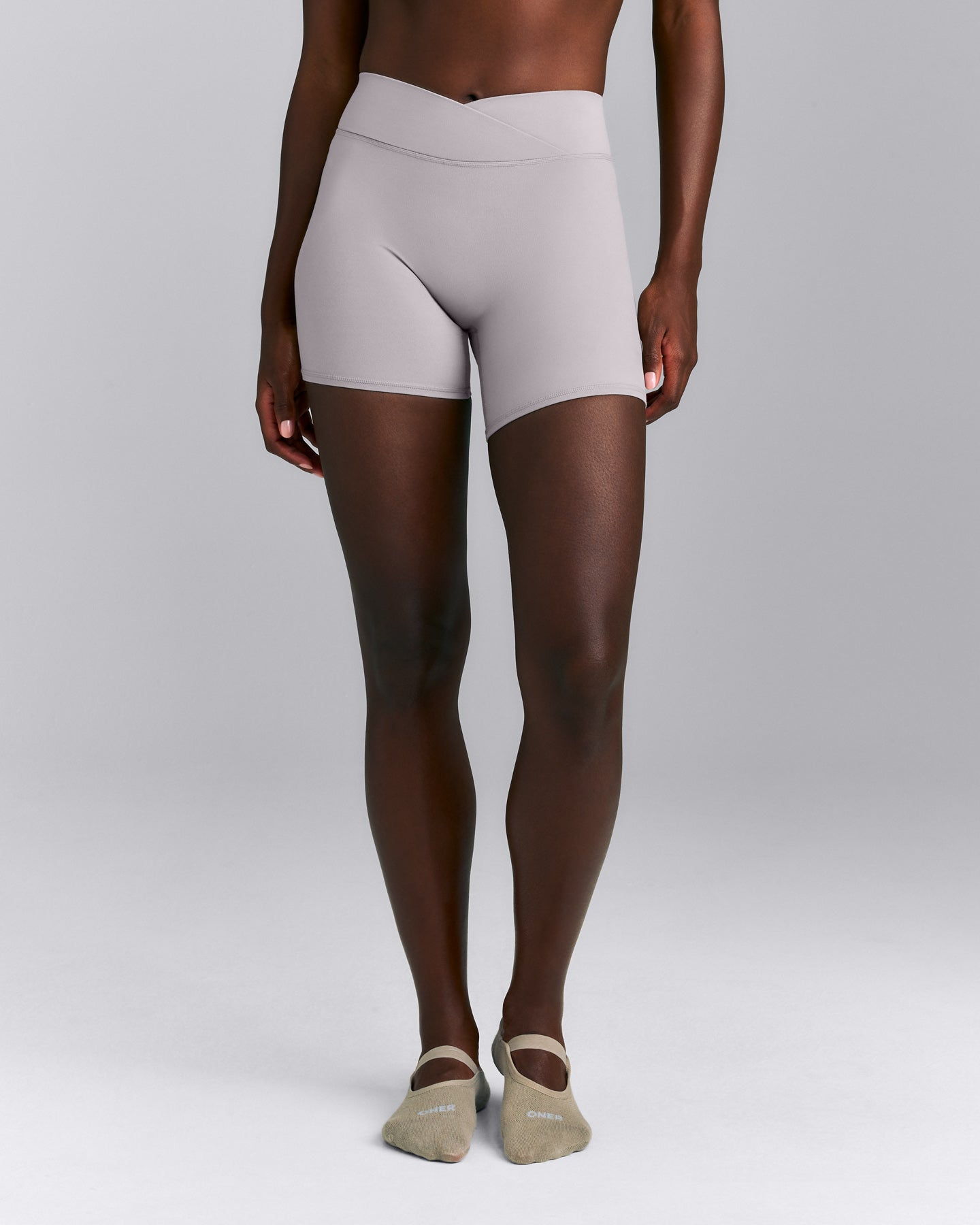 SoftMotion™ Wrap Shorts 6" | Zinc Gray