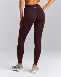 SoftMotion™ Wrap Leggings New Branding | Plum Brown