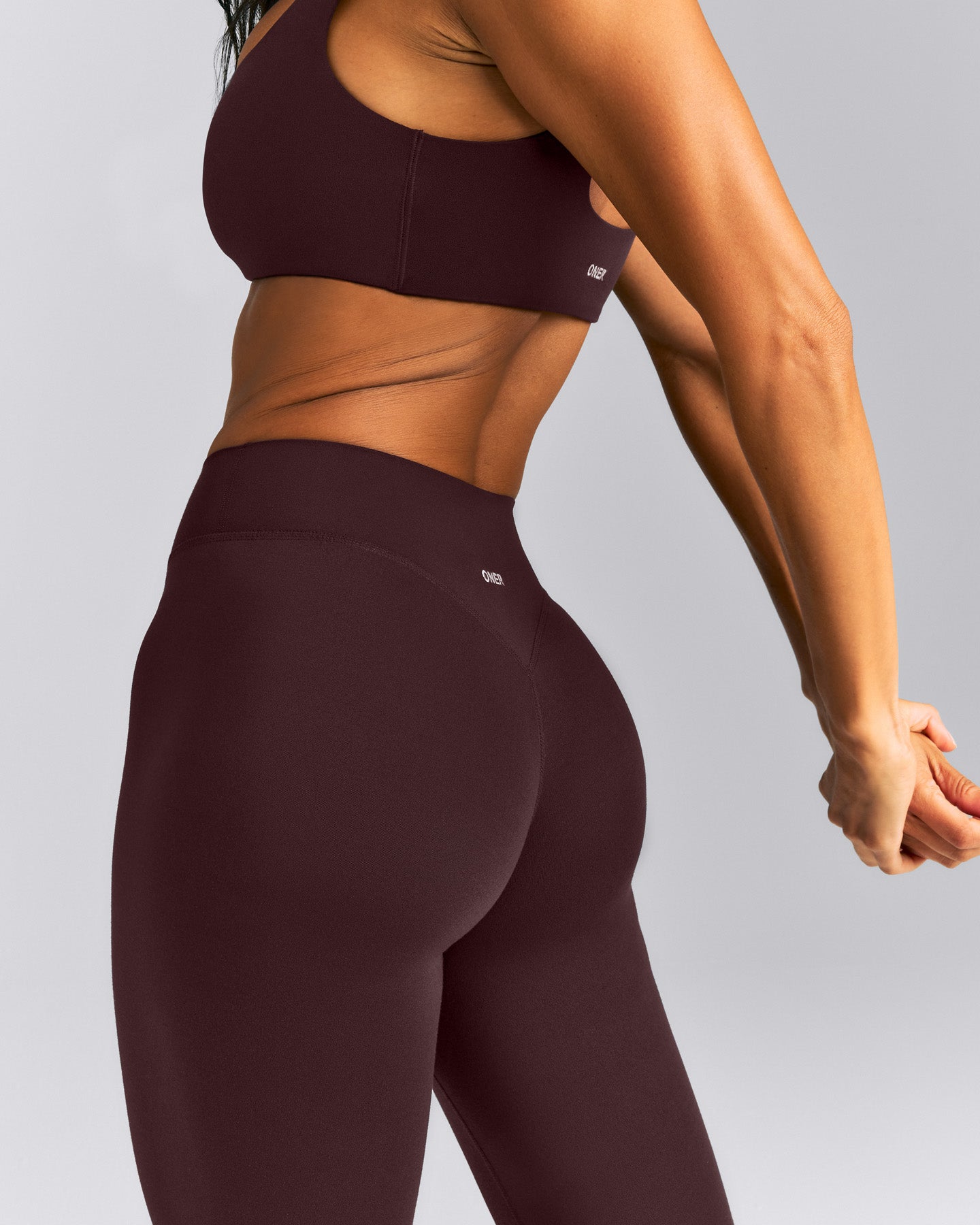 SoftMotion™ Wrap Leggings New Branding | Plum Brown
