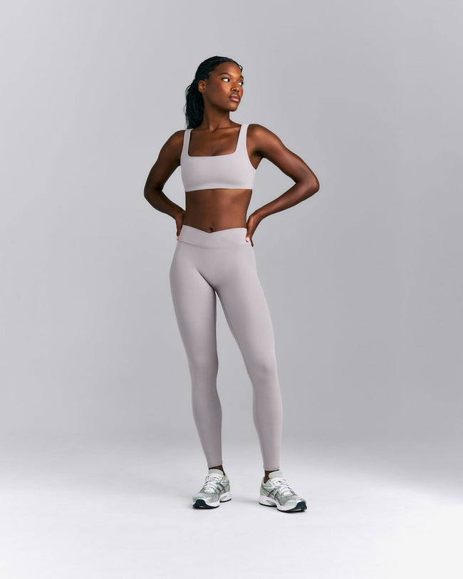 SoftMotion™ Wrap Leggings New Branding | Zinc Grey