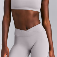 SoftMotion™ Wrap Leggings New Branding | Zinc Grey