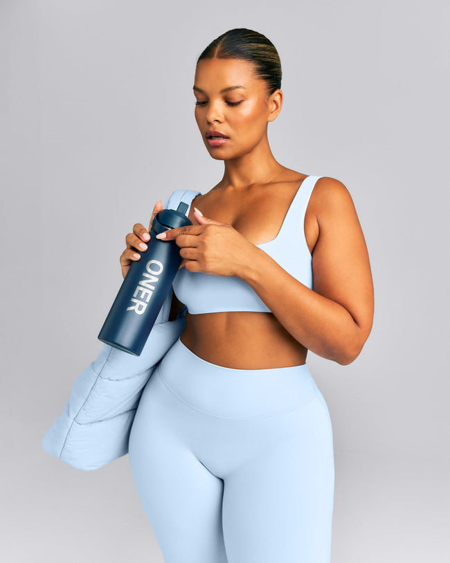 Stainless Steel Water Flask | Storm Blue