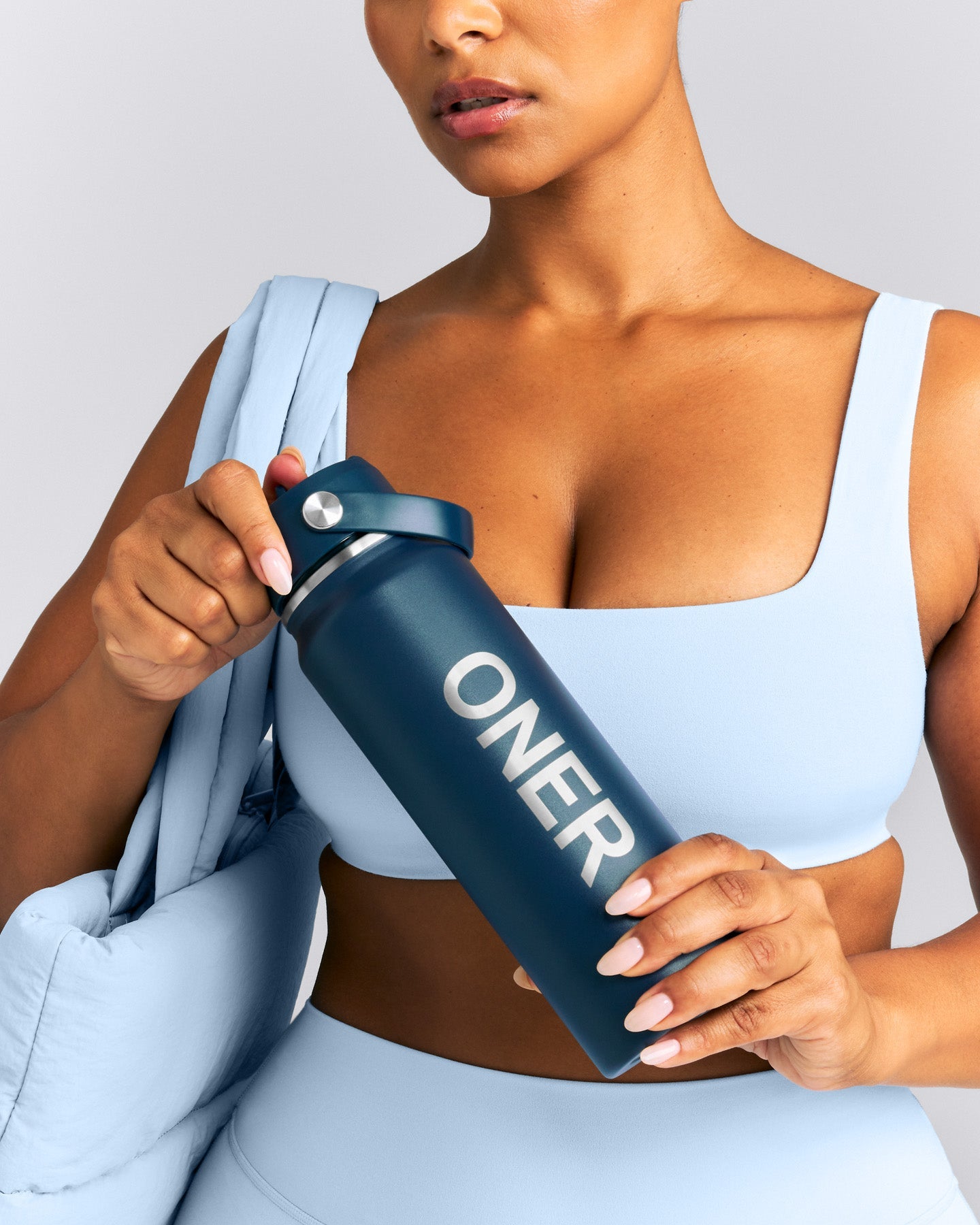Stainless Steel Water Flask | Storm Blue
