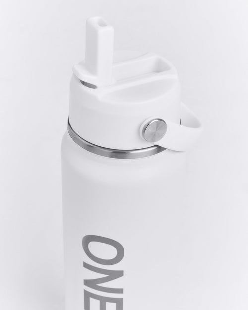 Stainless Steel Water Flask | White