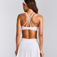 EasyLift™ High Neck Sports Bra | White