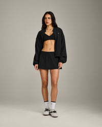 EasyLift™ Ultra Minimal Bralette with Grey Logo | Black
