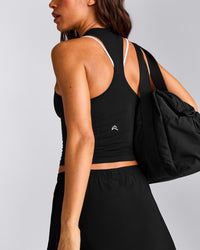 Oner Seamless Fitted Tank Top | Black