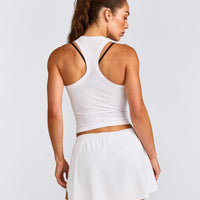 Oner Seamless Fitted Vest | White