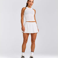 Oner Seamless Fitted Vest | White