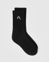 Crew Socks 3 Pack | Black