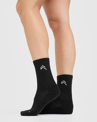 Crew Socks 3 Pack | Black