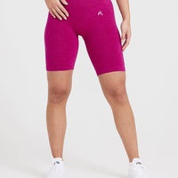 Classic Seamless 2.0 Cycling Shorts | Fuchsia Marl