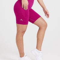 Classic Seamless 2.0 Cycling Shorts | Fuchsia Marl