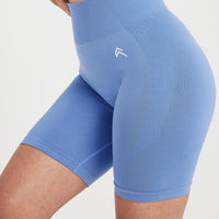 Classic Seamless 2.0 Cycling Shorts | Light Denim Marl