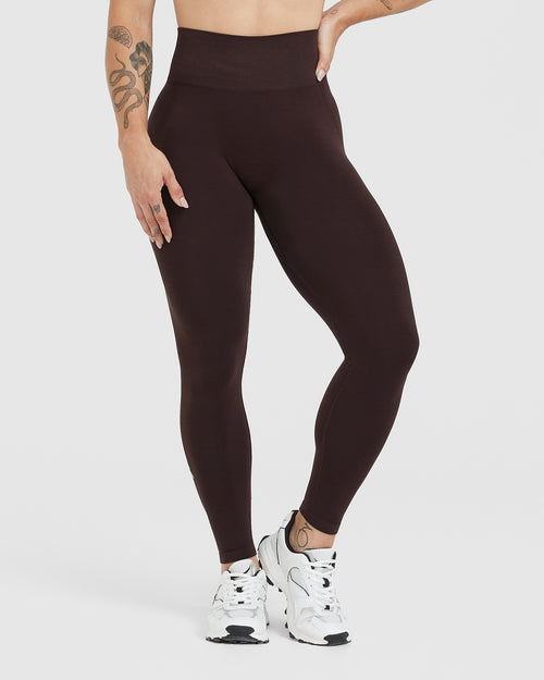 Ultra High Waisted Leggings - Brownie – Naked Apparel