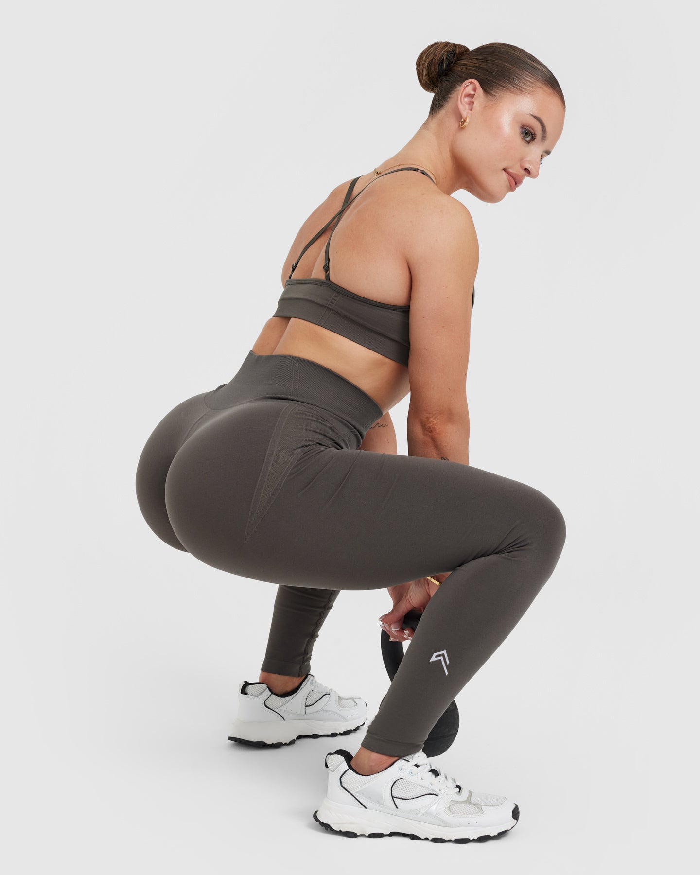 Deep Taupe Everyday Leggings, ASTERIN Clothing