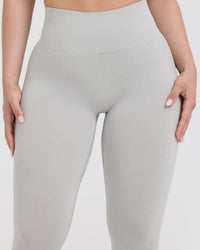 Effortless Seamless Leggings | Light Grey Marl