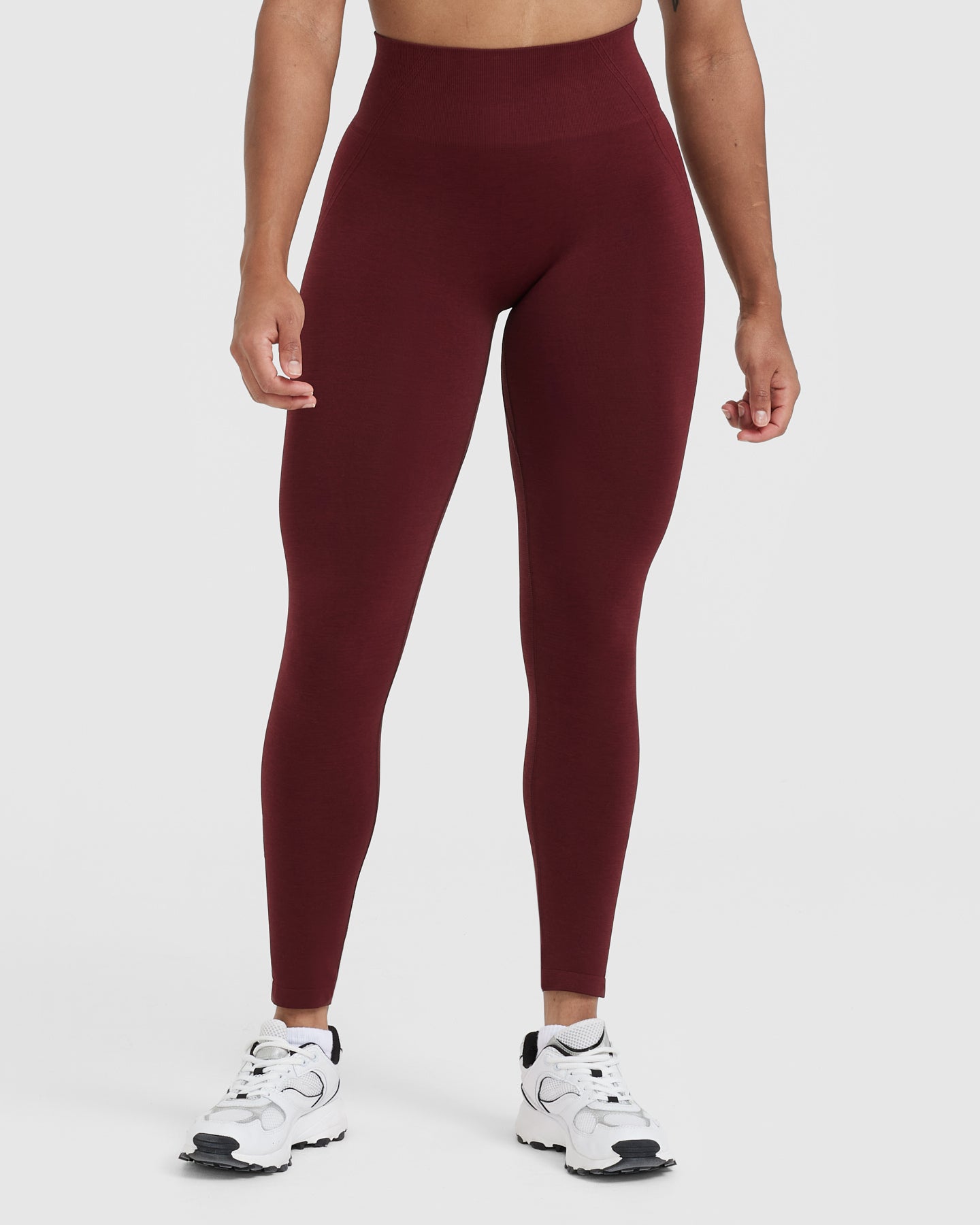 Balance Athletica Leggings Small Red High Rise Fitted Seamless Rosewood  Ascend