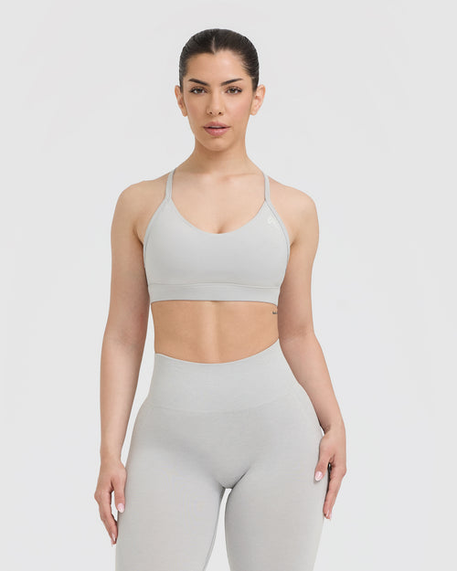 Oner Modal Everyday Sports Bra | Light Grey