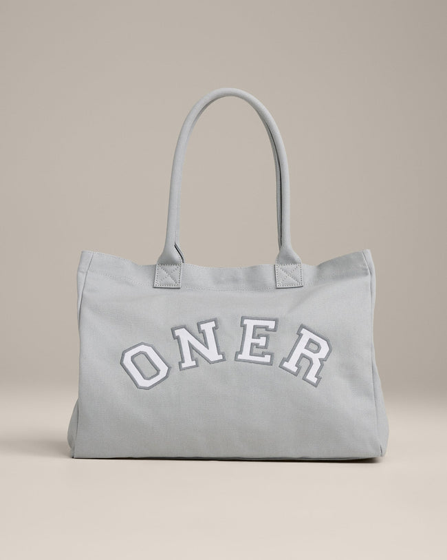 Oner Girlfriend Canvas Tote | Platinum Grey
