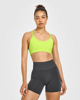 Everyday Sports Bra | Charged Lime Green