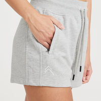 Classic Lounge Lightweight Shorts | Silver Marl