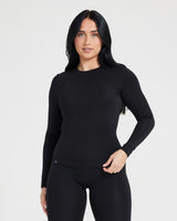Mellow™ Soft Long Sleeve Top | Black