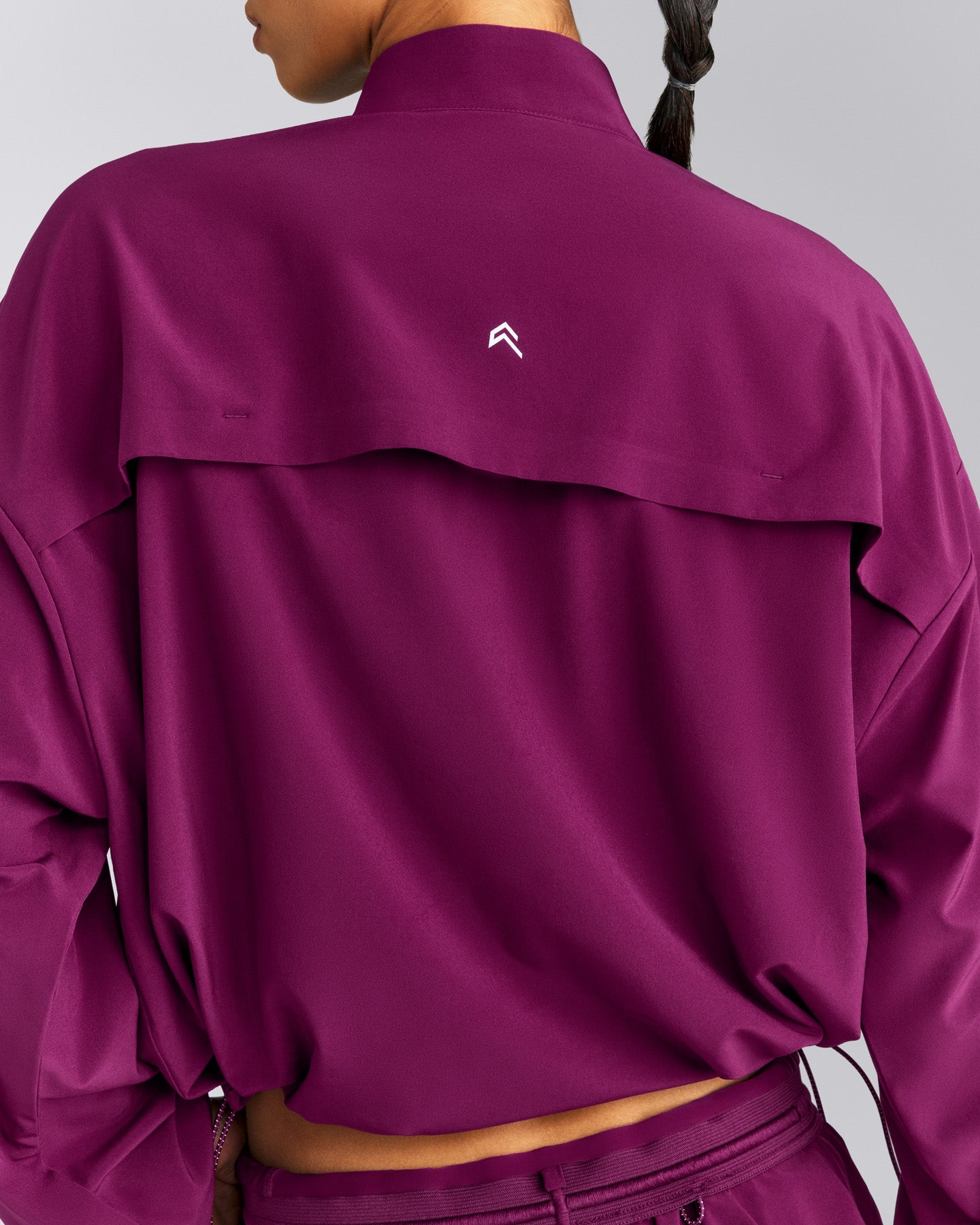 AirMove™ 1/2 Zip Jacket with Bonding | Ripe Fig