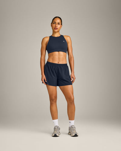 AirMove™ Lined Shorts 4" with Pocket and Reflective Logo | True Blue