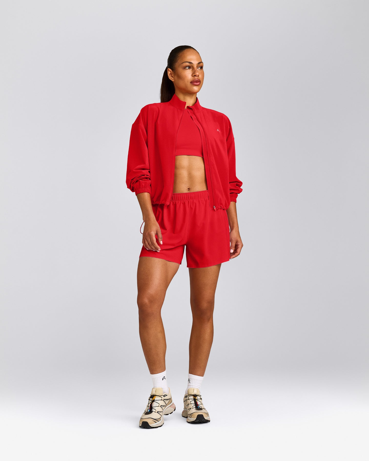 AirMove™ Lined Shorts 4" with Pocket New Branding | Fiery Red