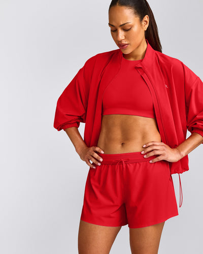 AirMove™ Lined Shorts 4" with Pocket New Branding | Fiery Red