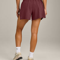 AirMove™ Lined Shorts 4" with Pocket New Branding | Velvet Mocha