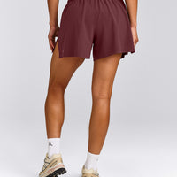 AirMove™ Lined Shorts 4" with Pocket New Branding | Velvet Mocha