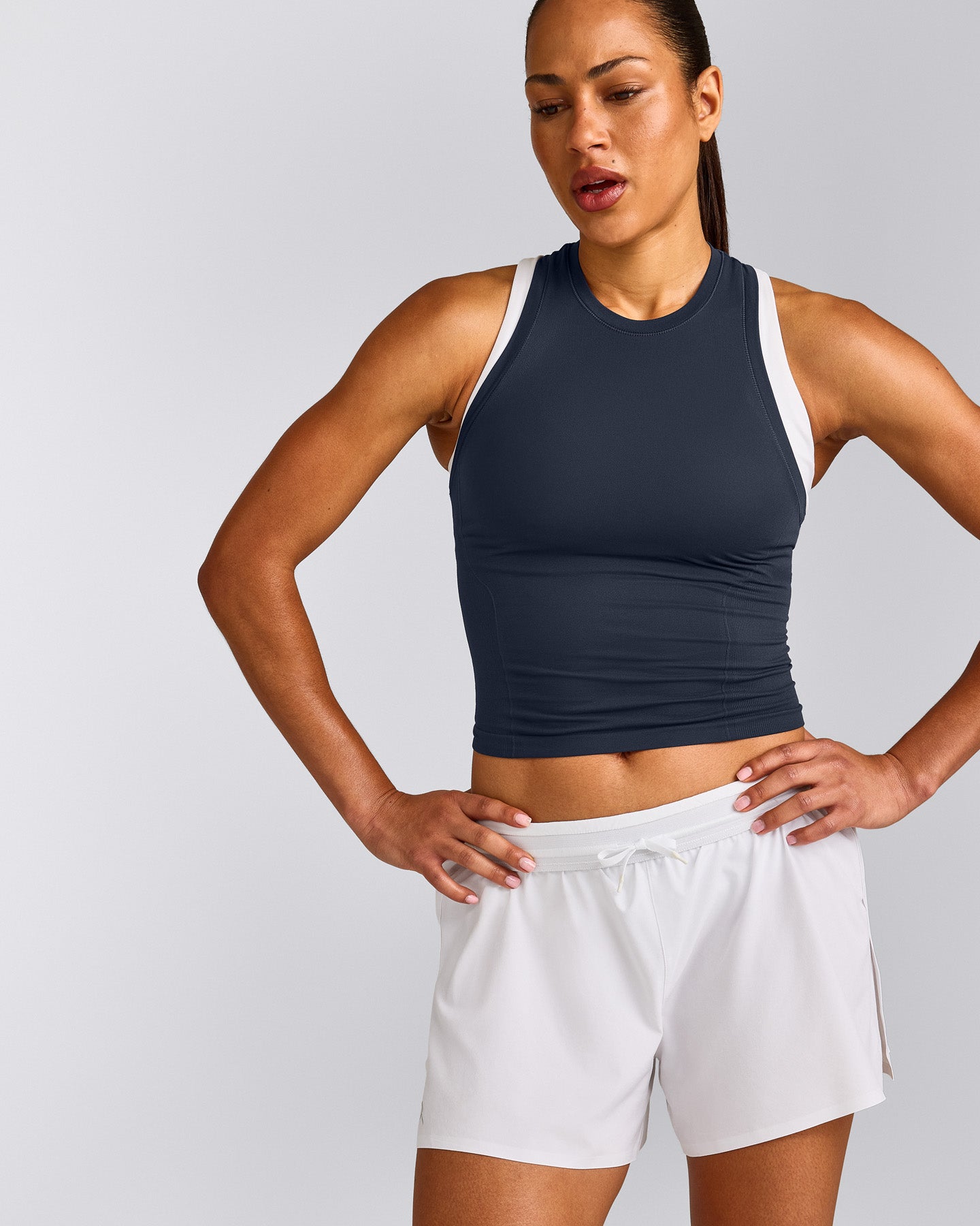 AirMove™ Lined Shorts 4" with Pocket New Branding | White