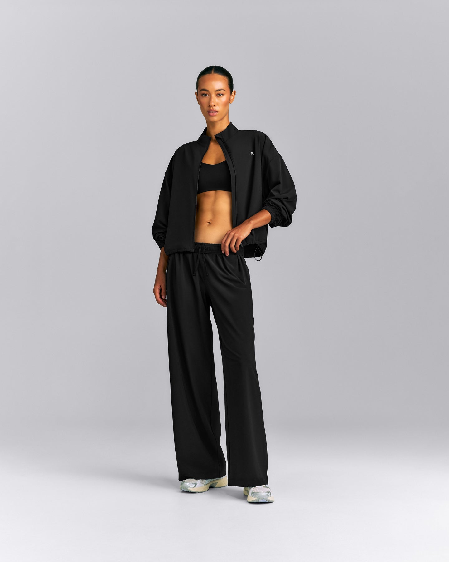 AirMove™ Straight Leg Drawcord Pants | Black