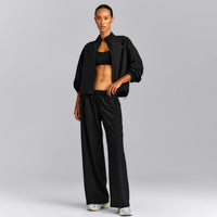 AirMove™ Straight Leg Drawcord Pants | Black