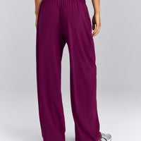 AirMove™ Straight Leg Drawcord Pants | Ripe Fig