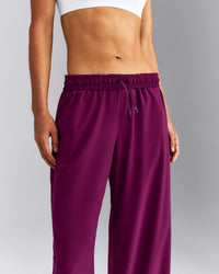 AirMove™ Straight Leg Drawcord Pants | Ripe Fig